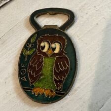 Vintage AOE Greece bronze Owl bottle opener. 3
