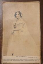 Matilda Heron Actress 1863 Carte de Visite CDV Photograph Gurney & Son NY picture