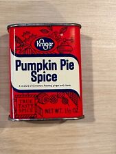 Vintage Kroger Spice Tin - Pumpkin Pie Spice picture