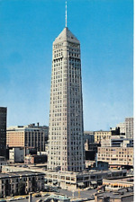 Foshay Tower 1929 Build Minneapolis Minnesota Vtg Postcard CP317 picture