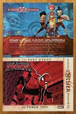 2005 Code Lyoko/Spider-Man Print Ad/Poster Mike Wieringo/Cartoon DVD Promo Art picture