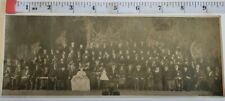 Antique Large Group, Early 1900s Panoramic Photo picture