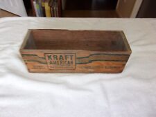 Vintage KRAFT AMERICAN CHEESE CO. Chicago IL 5 lbs. WOOD BOX picture