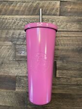 Starbucks Stainless Steel Pink 24 Oz Travel Tumbler picture