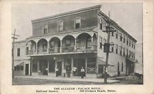 Old Orchard Beach Maine Alcazar (Palace Hotel) Railroad Square Antique Postcard picture