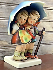 Vintage GOEBEL HUMMEL #71 Stormy Weather Girl & Boy Under Umbrella W Germany picture