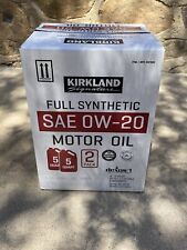 Kirkland Signature 0W-20 Full Synthetic Motor Oil 10 Quarts.  picture