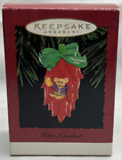 Hallmark Keepsake Ornament 1995 Feliz Navidad Mouse Peppers With Box FAST Ship picture