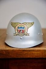 Vintage WW2 US Army Military Helmet M1 Liner Chevrolet Soap Box Derby Car Racing picture