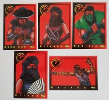 1994 MORTAL KOMBAT CLASSIC PROMO CARDS 100 COMPLETE CARD SET W/LIMITED EDITION picture