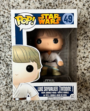 Luke Skywalker Tatooine #49 Funko Pop RARE BLUE BOX 2015 Star Wars Vaulted picture