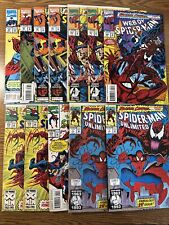 Maximum Carnage Comic Lot of 12 Spider-Man Unlimited #1 Amazing Spider-Man Web picture