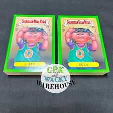 2012 TOPPS GARBAGE PAIL KIDS BNS 1 COMPLETE GREEN SET 110 CARDS BRAND NEW SERIES picture