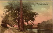 Vintage Postcard A Typical Vermont Roadway Northern Vermont Posted 1913 picture