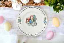Vintage 1980's Wedgwood Beatrix Potter Peter Rabbit 8” Plate picture