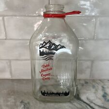 Vintage 1/2 Gallon Dutch Meadows Organic Dairy Bottle-Paradise, PA Milk Bottle picture