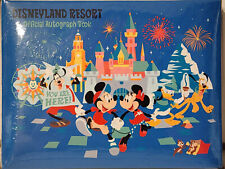 Disneyland Resort Official Autograph Book New Park Authentic Mickey Minnie Goofy picture