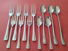 14pc EKCO Eterna COLONIAL RICHMOND Stainless 4 Dinner 3 Salad Forks 4 Teaspoons+ picture