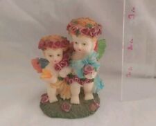 Vintage Collectible Ceramic Cherub Figurine Baby Angel  picture