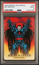 1992 MARVEL MASTERPIECES SKYBOX MR. SINISTER #58 PSA 9 MINT picture