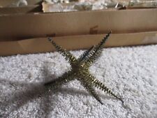 Antique Star Wire Mesh Christmas Ornament very old rare 3'' picture