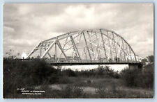 Matamoros Tamaulipas Mexico Postcard International Bridge c1950's RPPC Photo picture