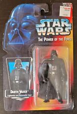 1995 KENNER STAR WARS POWER OF THE FORCE DARTH VADER ACTION FIGURE - NEW ON CARD picture