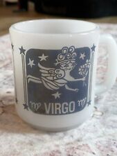 Vintage Zodiac Virgo Milkglass Mug picture