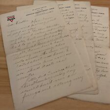 WWI AEF letter Rainbow Div. Amb. Co167, 117 San Tn, Thanksgiving, no mail/pay . picture