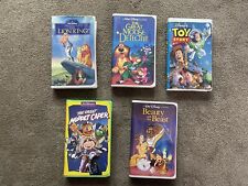 Vintage Disney Black Diamond Classics VHS Lot Of 5 Beauty and the Beast and more picture