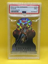 2022 Fleer Ultra Avengers Checkmate Hero Pawn Namor #CP-1 PSA 9 picture