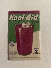 Vintage 1950s Kool Aid Grape Drink Pack NOS Full Unopened Sealed picture