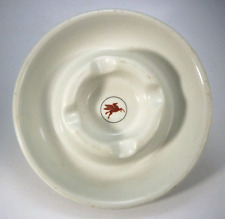 Vintage Mobil Gas Advertising Ashtray with Pegasus Logo by HALL China picture