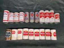 VTG Budweiser, Old Milwaukee, Old Crown Empty Beer Cans various sizes Lot of 20 picture
