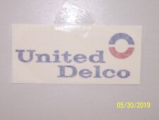 United Delco Vintage toolbox Decal  picture