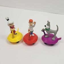 Jetsons George Judy Astro Space Scooter Wendy's Kids Meal Toy Applause Lot of 3 picture
