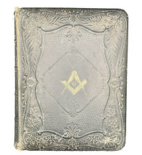 Antique Masonic Pictorial Family Bible - Phila Bible House - Unused picture