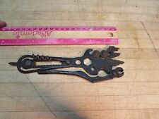 Antique Vtg Corkscrew MULTITOOL  PATENT 1909  ALLIGATOR WRENCH PLIERS  Tool picture