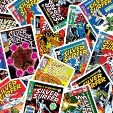 THE SILVER SURFER Comic Book Covers Stickers 40 Pack Sticker Set Waterproof picture