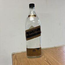 Empty Rare Johnnie Walker 3.75 Litres Bottle Black Label Old Scotch Whiskey picture