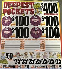 NEW pull tickets Deepest Pockets Jar Tabs - Seal picture