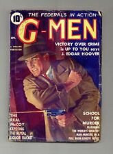 G-Men Detective Pulp Apr 1936 Vol. 3 #1 GD picture