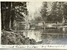 2M Photograph Artistic View Merced River Bridge Near Campsite Yosemite 1940s picture