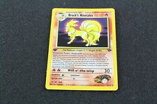 Pokemon Brock’s Ninetails 1st Edition Holo Gym Challenge 3/132 NM picture