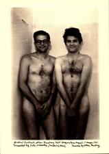 RARE ALLEN GINSBERG & GREGORY CORSO NAKED POSTCARD, By Peter Orlovsky-BK31 picture