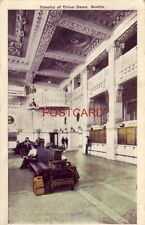1922 INTERIOR OF UNION DEPOT, SEATTLE picture