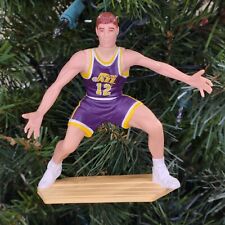 John Stockton Utah Jazz NBA Basketball Xmas Tree Holiday Ornament vtg Jersey #12 picture