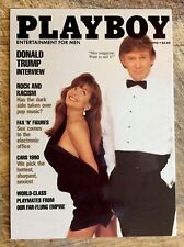 1995 Playboy March 1990 Cover Card #109/ DONALD TRUMP w/ Brandi Brandt picture
