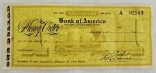 Rare Vintage Disneyland Bank Of America Money Order Souvenir 1955 picture