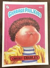 1985 Topps Garbage Pail Kids Original 2nd Series Card #65b CHEEKY CHARLES picture